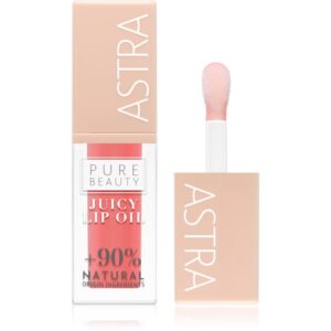 Astra Make-up Pure Beauty Juicy Lip Oil lip gloss nutritiv culoare 01 Peach 5 ml-Țena