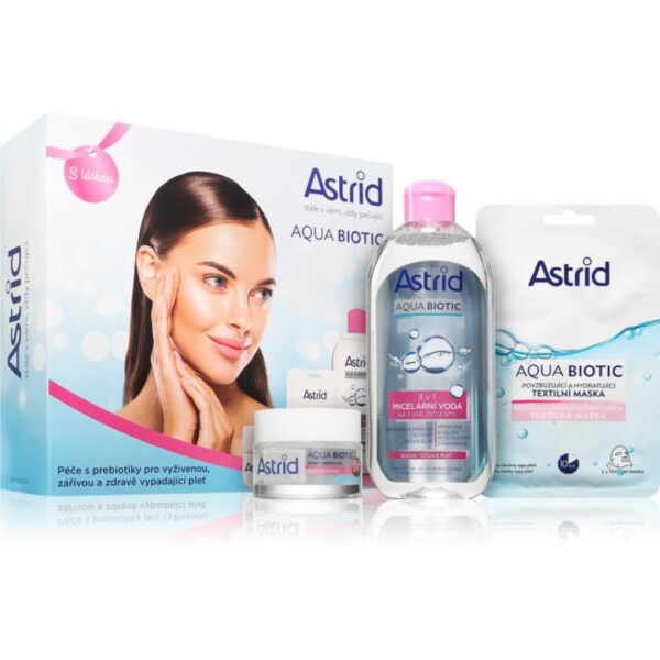 Astrid Aqua Biotic Tripack set cadou pentru o piele perfecta 3 buc-Țena