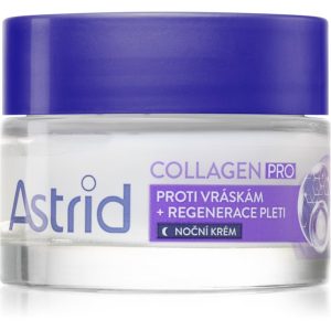 Astrid Collagen PRO crema de noapte împotriva tuturor semnelor de imbatranire efect regenerator 50 ml-Țena