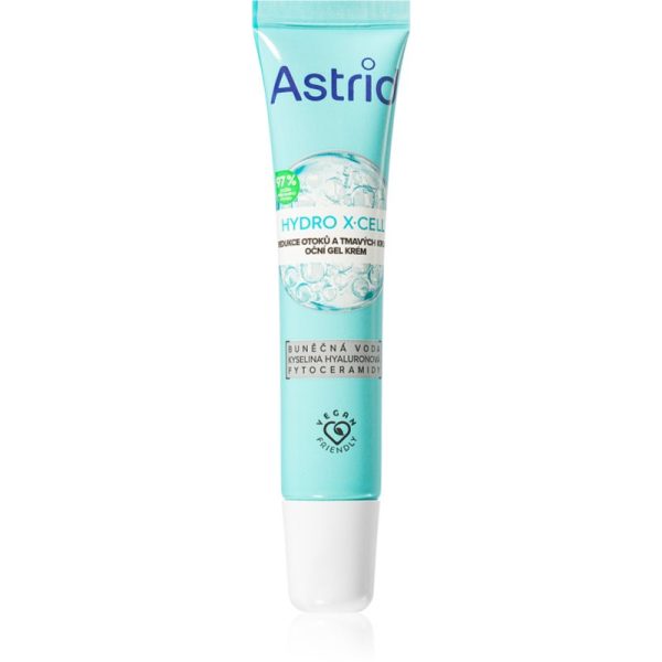 Astrid Hydro X-Cell gel-crema pentru ochi împotriva ridurilor și a cearcănelor întunecate 15 ml-ro
