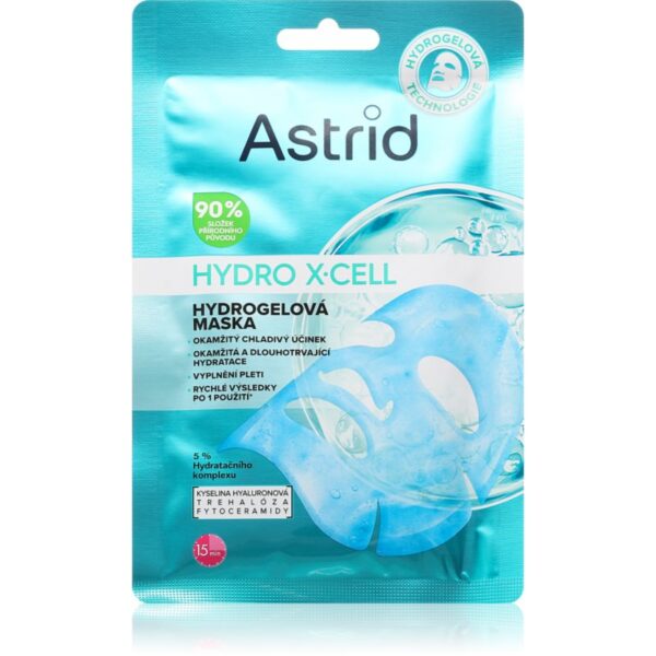 Astrid Hydro X-Cell masca cu hidrogel pentru o piele neteda si pentru a reduce vizibilitatea ridurilor 1 buc-ro
