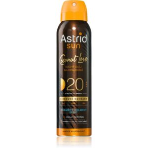 Astrid Sun Coconut Love ulei de bronzat pentru piele uscata SPF 20 protectie medie impotriva razelor UV 150 ml-Țena