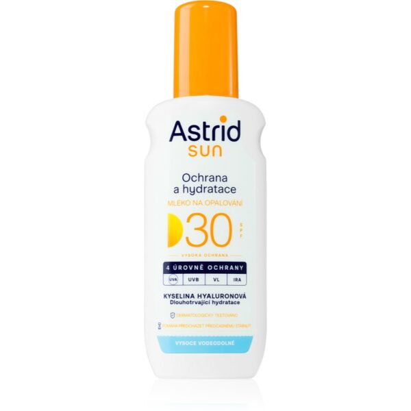 Astrid Sun lapte bronzant cu pulverizator SPF 30 cu o protectie UV ridicata 200 ml-ro