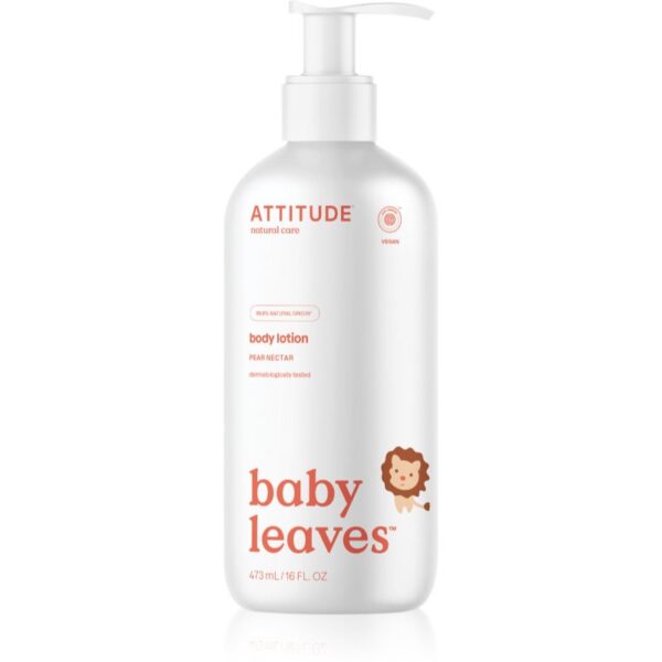 Attitude Baby Leaves Pear Nectar loțiune de corp naturală pentru copii 473 ml-Țena