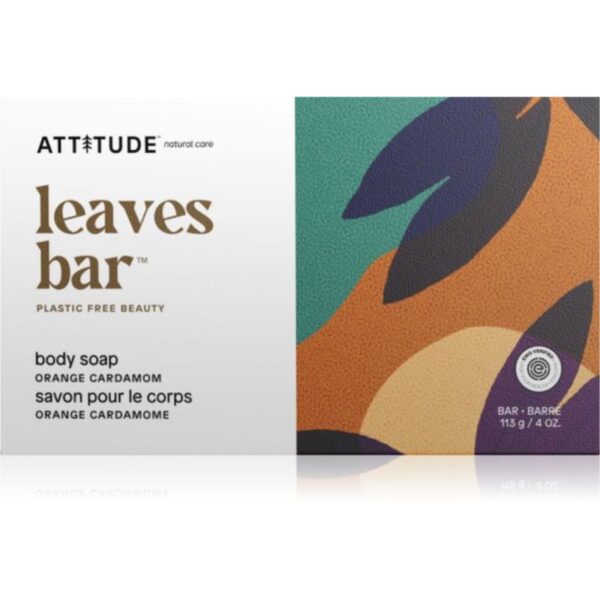 Attitude Leaves Bar Orange Cardamon săpun solid pentru corp 113 g-ro