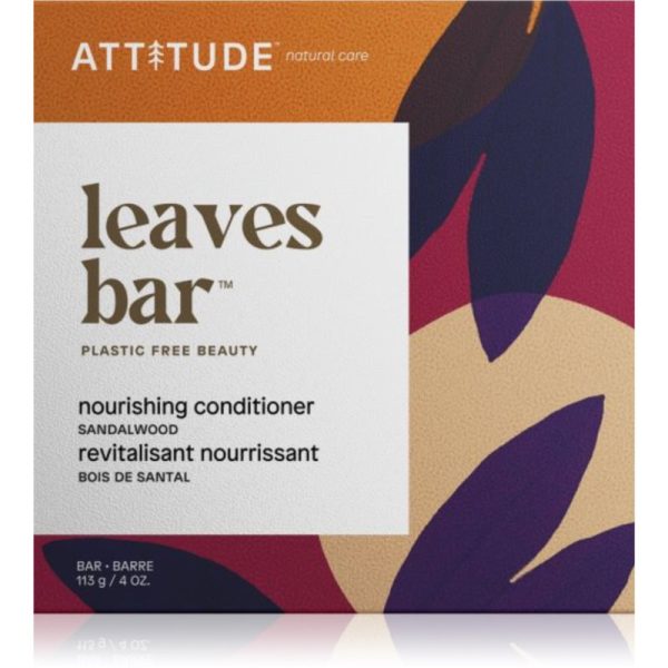 Attitude Leaves Bar Sandalwood balsam solid cu efect de nutritiv 113 g-Țena