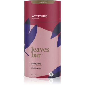Attitude Leaves Bar Sandalwood deodorant fără conținut săruri de aluminiu 85 g-Țena