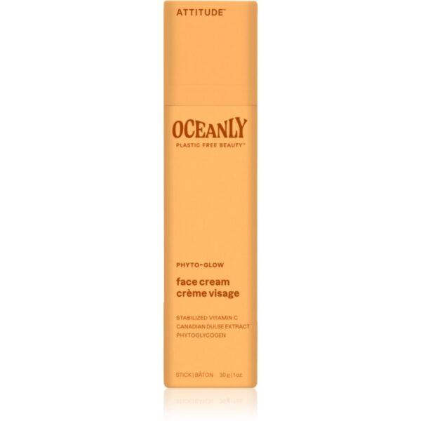 Attitude Oceanly Face Cream cremă solidă cu efect de iluminare cu vitamina C 30 g-ro