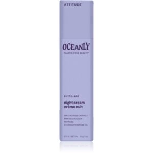 Attitude Oceanly Night Cream crema de noapte împotriva tuturor semnelor de imbatranire cu peptide 30 g-ro
