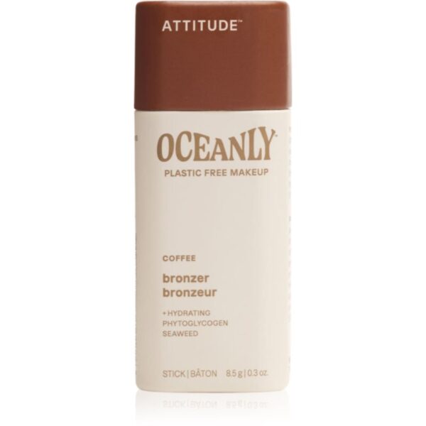 Attitude Oceanly Plastic Free Makeup bronzer solid culoare Coffee 8.5 g-ro
