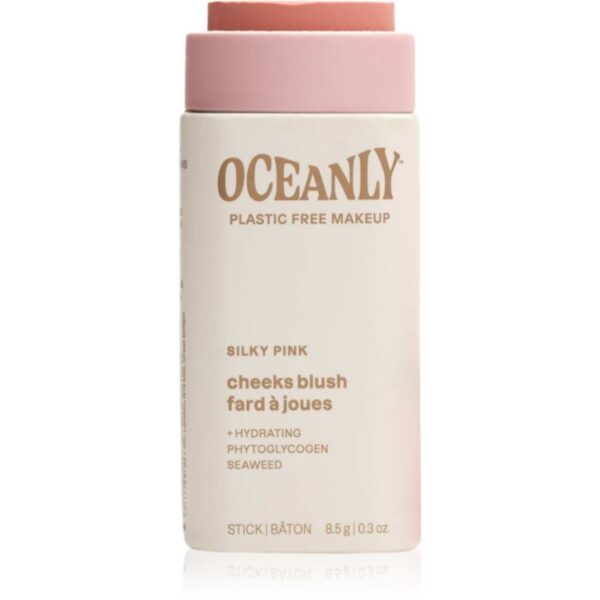 Attitude Oceanly Plastic Free Makeup fard de obraz solid cremos pentru piele uscata spre sensibila culoare Silky Pink 8.5 g-Țena