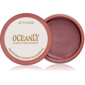 Attitude Oceanly Plastic Free Makeup fard de pleoape cremos cu efect matifiant culoare Dusty Rose 5 ml-Țena
