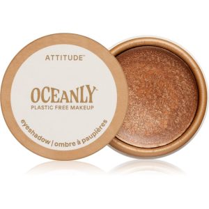 Attitude Oceanly Plastic Free Makeup fard de pleoape cremos cu particule stralucitoare culoare Happy Hour 5 ml-Țena