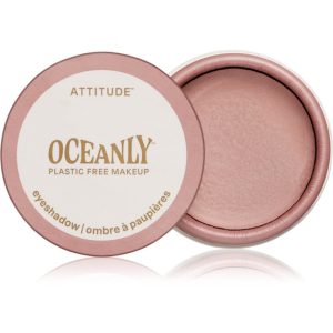 Attitude Oceanly Plastic Free Makeup fard de pleoape cremos cu particule stralucitoare culoare Pretty in pink 5 ml-Țena
