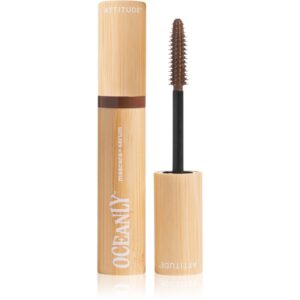 Attitude Oceanly Plastic Free Makeup rimel cu ser cu efect de nutritiv culoare Brown 7 g-Țena