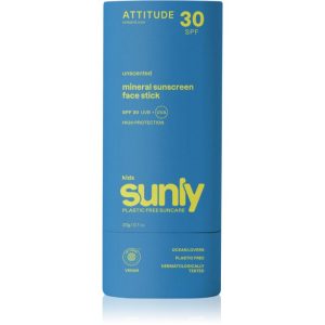 Attitude Sunly Kids Face stick Crema de soare cu minerale stick pentru copii SPF 30 20 g-Țena