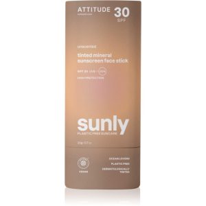 Attitude Sunly Tinted Face Stick Crema de soare cu minerale stick SPF 30 20 g-Țena