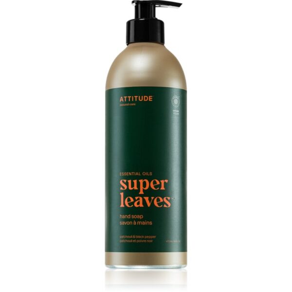 Attitude Super Leaves Essentials săpun natural de maini Patchouli & Black Pepper 473 ml-ro