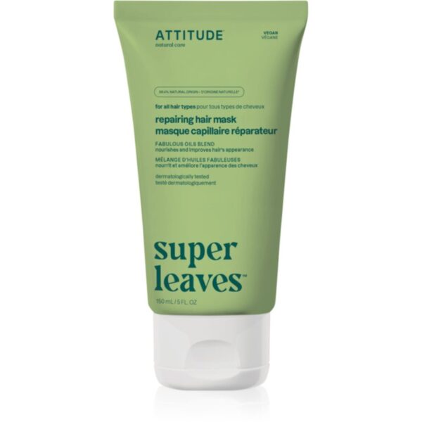 Attitude Super Leaves Fabulous Oils Blend masca hranitoare pentru par normal spre uscat 150 g-Țena