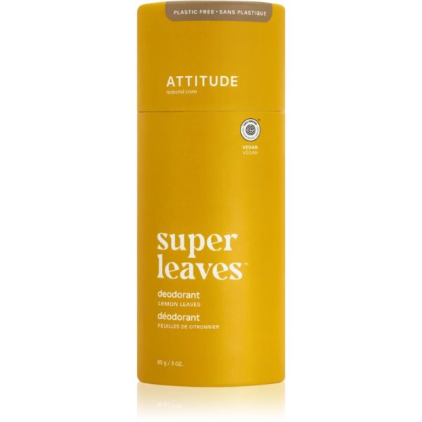 Attitude Super Leaves Lemon Leaves deodorant fără conținut săruri de aluminiu 85 g-ro