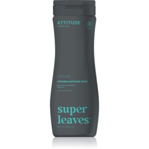 Attitude Super Leaves Scalp Care Black Willow & Aspen 2 in 1 gel de dus si sampon pentru barbati 473 ml-ro