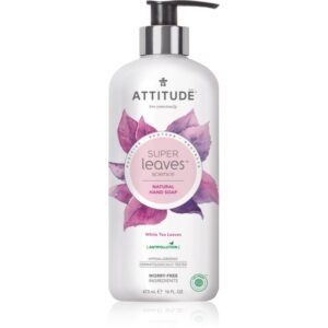 Attitude Super Leaves White Tea Leaves Săpun natural pentru mâini cu efect detoxifiant 473 ml-ro