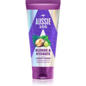 Aussie SOS Blonde & Hydrate balsam hidratant pentru par blond 200 ml-ro