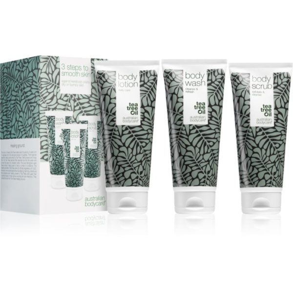 Australian Bodycare 3 Steps to Smooth Skin set cadou pentru corp-Țena