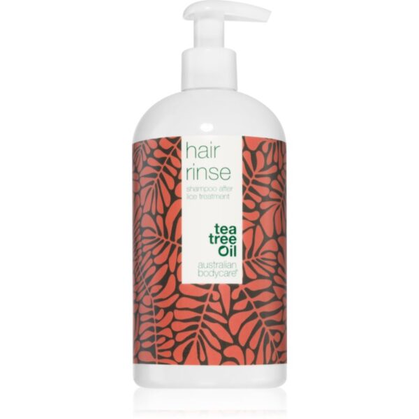 Australian Bodycare Anti Lice sampon pentru regenerare împotriva păduchilor cu ulei din arbore de ceai 500 ml-Țena