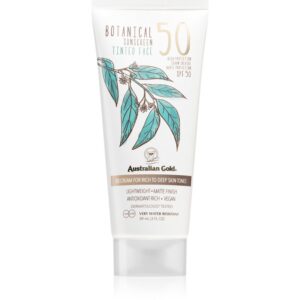 Australian Gold Botanical Tinted Face crema protectoare cu efect de tonifiere SPF 50 Rich-Deep Dark 88 ml-ro