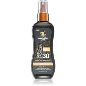 Australian Gold Instant Bronzer tratament pentru protectie solara cu efect autobronzant SPF 30 100 ml-Țena
