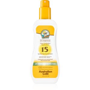 Australian Gold Spray Gel Sunscreen spray protector protectie solara SPF 15 237 ml-Țena