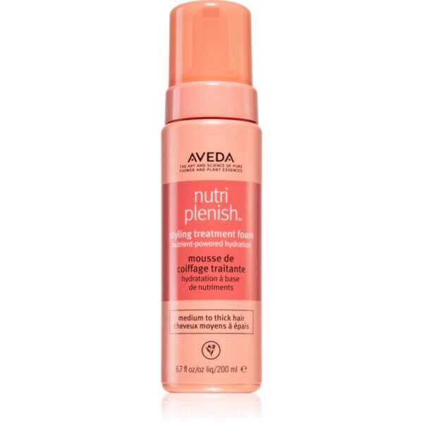 Aveda Nutriplenish™ Styling Treatment Foam spumă de styling pentru hidratare si stralucire 200 ml-Țena