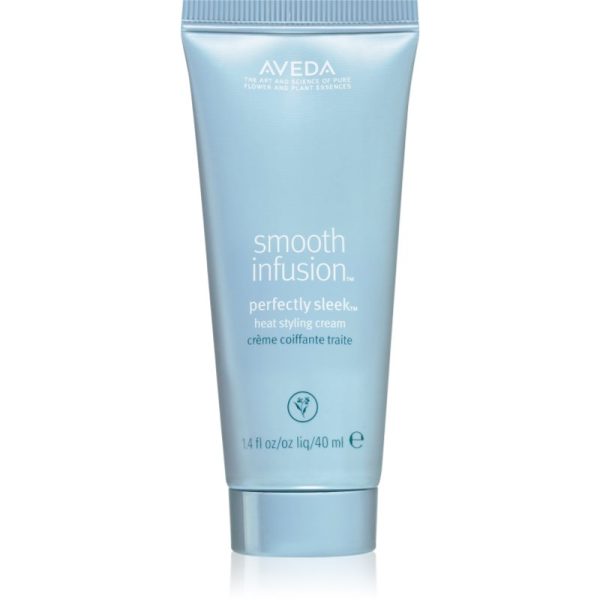 Aveda Smooth Infusion™ Perfectly Sleek™ Heat Styling Cream crema termo-protectoare pentru netezirea parului indisciplinat anti-electrizare 40 ml-ro