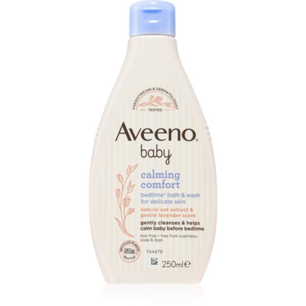 Aveeno Baby Calming Comfort gel de curățare pentru un somn liniștit pentru pielea bebelusului 250 ml-Țena