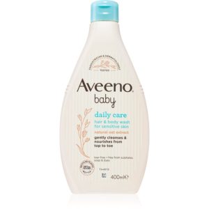 Aveeno Baby Hair&Body Wash sampon pentru copii de par si de corp 400 ml-ro