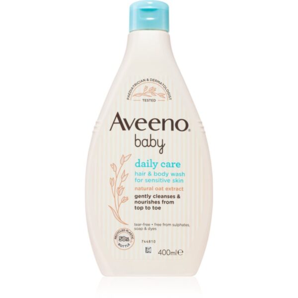 Aveeno Baby Hair&Body Wash sampon pentru copii de par si de corp 400 ml-ro