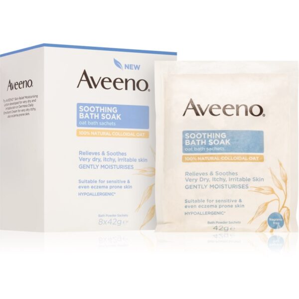 Aveeno Soothing Bath Soak pudră pentru baie 8x42 g-Țena