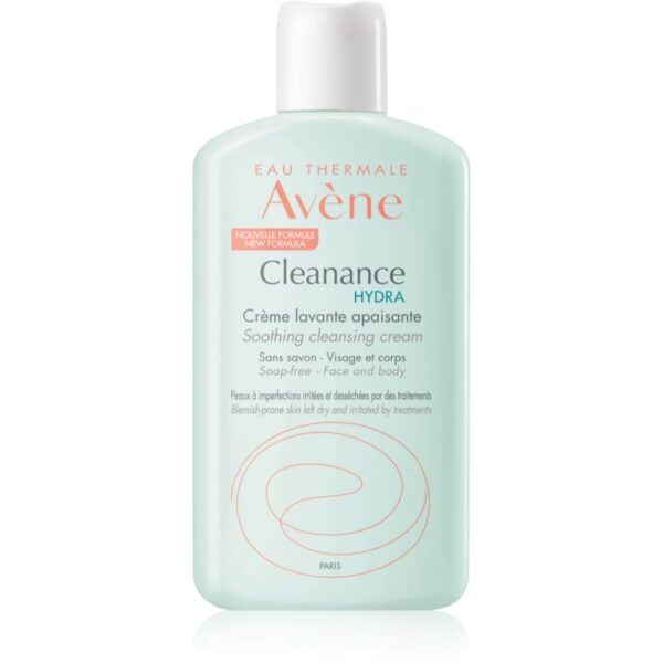 Avène Cleanance Hydra crema de curatare cu efect de calmare pentru piele uscata si iritata in urma tratamentului antiacneic 200 ml-ro