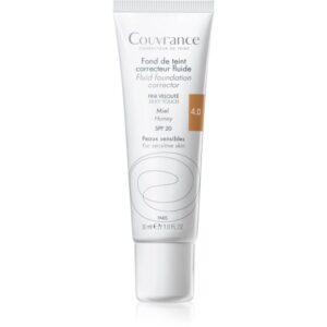 Avène Couvrance Fluid Foundation Corrector makeup lichid SPF 20 culoare 4.0 Honey 30 ml-Țena