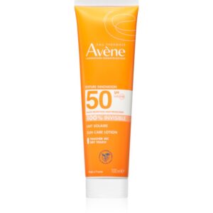 Avène Sun Care Lotion 100% Invisible lapte de corp pentru soare rezistent la apa SPF 50 100 ml-Țena