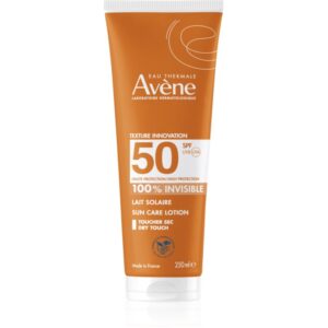 Avène Sun Care Lotion 100% Invisible lapte de corp pentru soare rezistent la apa SPF 50 250 ml-ro