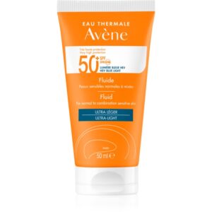 Avène Sun Fluid Ultra-Light fluid pentru fata cu protectie solara SPF 50+ 50 ml-Țena