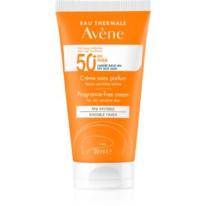 Avène Sun Fragrance-Free Cream cremă pentru plaja fara parfum SPF 50+ 50 ml-ro