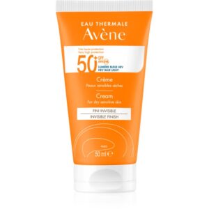 Avène Sun Invisible finish crema de soare pentru fata SPF 50+ pentru piele sensibila 50 ml-Țena