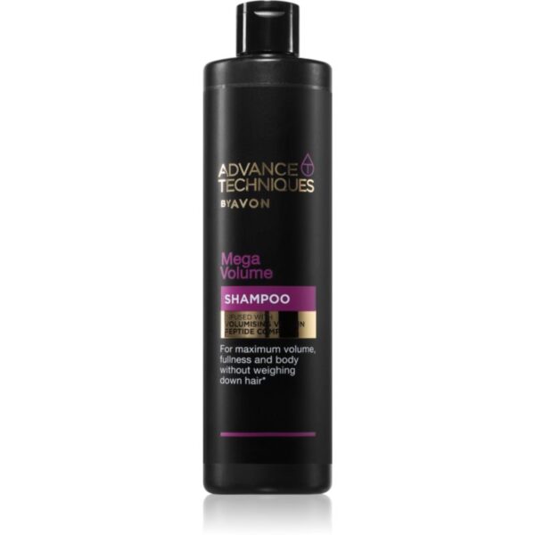 Avon Advance Techniques Mega Volume sampon pentru curatare pentru păr cu volum 400 ml-Țena