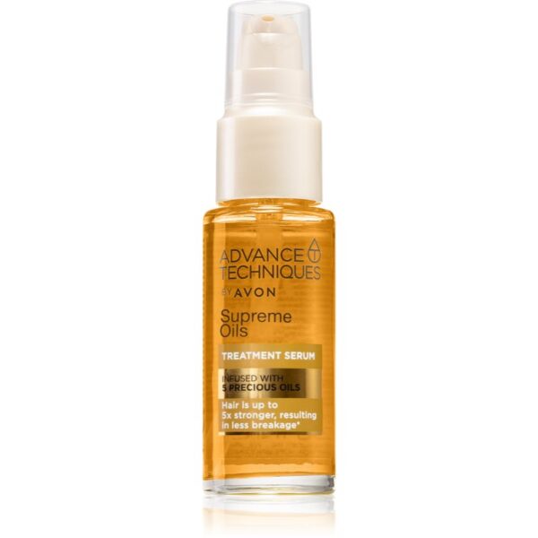 Avon Advance Techniques Supreme Oils ser hranitor pentru par usor de pieptanat 30 ml-Țena