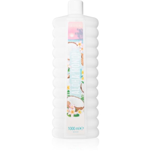 Avon Bubble Bath Aloha Monoi spuma de baie relaxanta 1000 ml-Țena