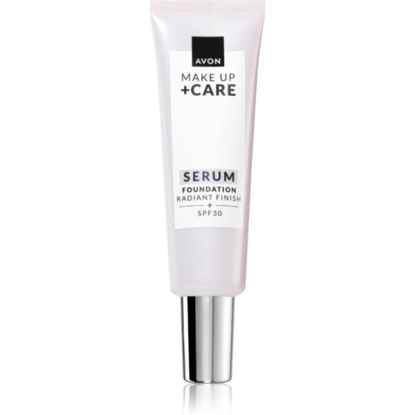 Avon Care + makeup radiant cu hidratare SPF 30 culoare 120N Porcelain 30 ml-ro