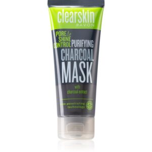 Avon Clearskin  Pore & Shine Control Masca de curățare cu cărbune 75 ml-ro